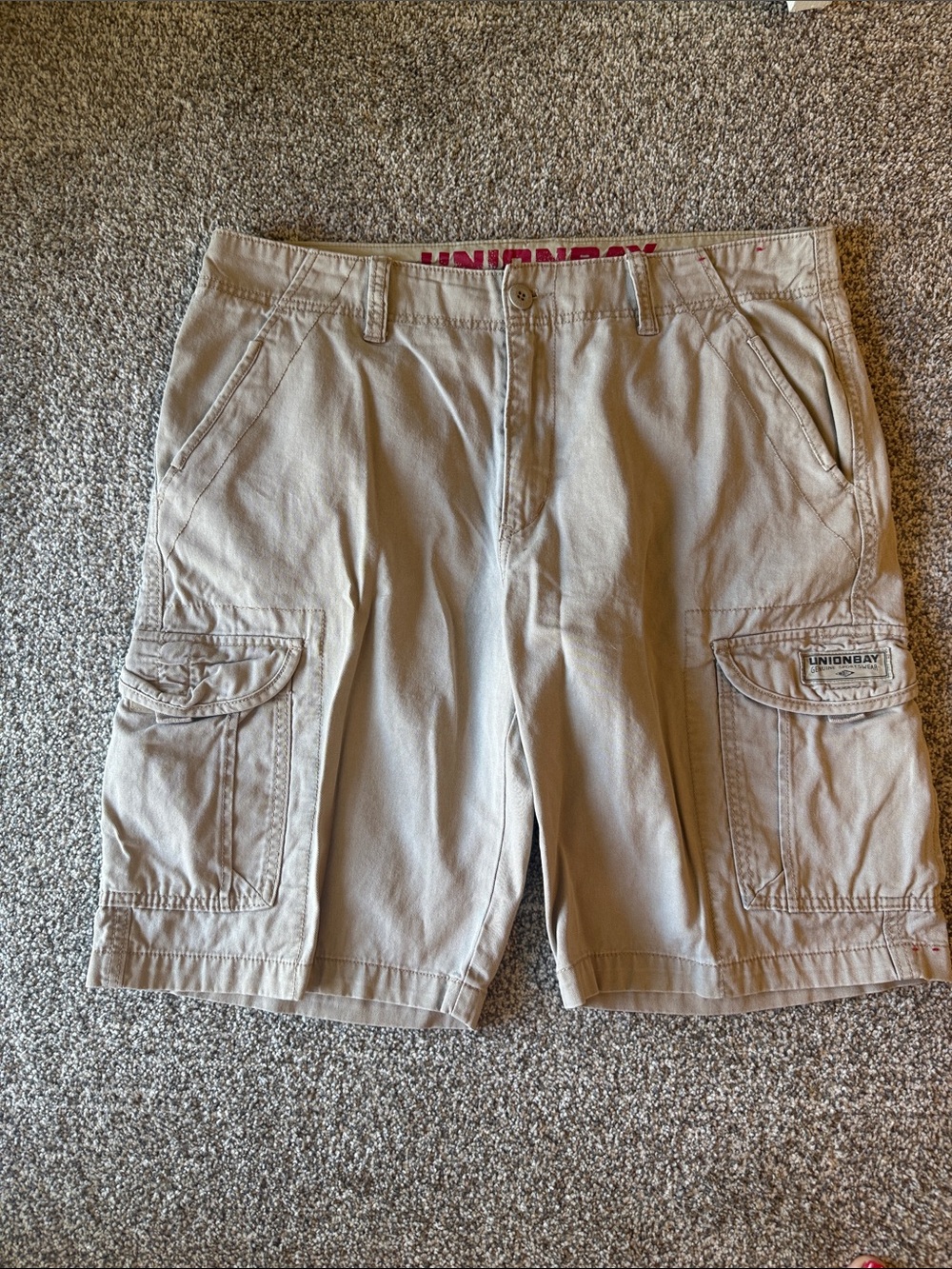 UNIONBAY Men's Tan Cargo Shorts